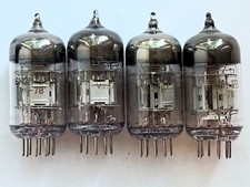 4PCS 6N2P-EV / ECC83 / 12AX7 / VOSKHOD MILITARY TUBES NOS OTK RARE 70's
