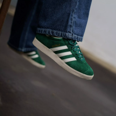 adidas gazelle silver green womens Adidas Gazelle Indoor 'Preloved Scarlet/Court Green' -Originally $120.   Unheardof Brand