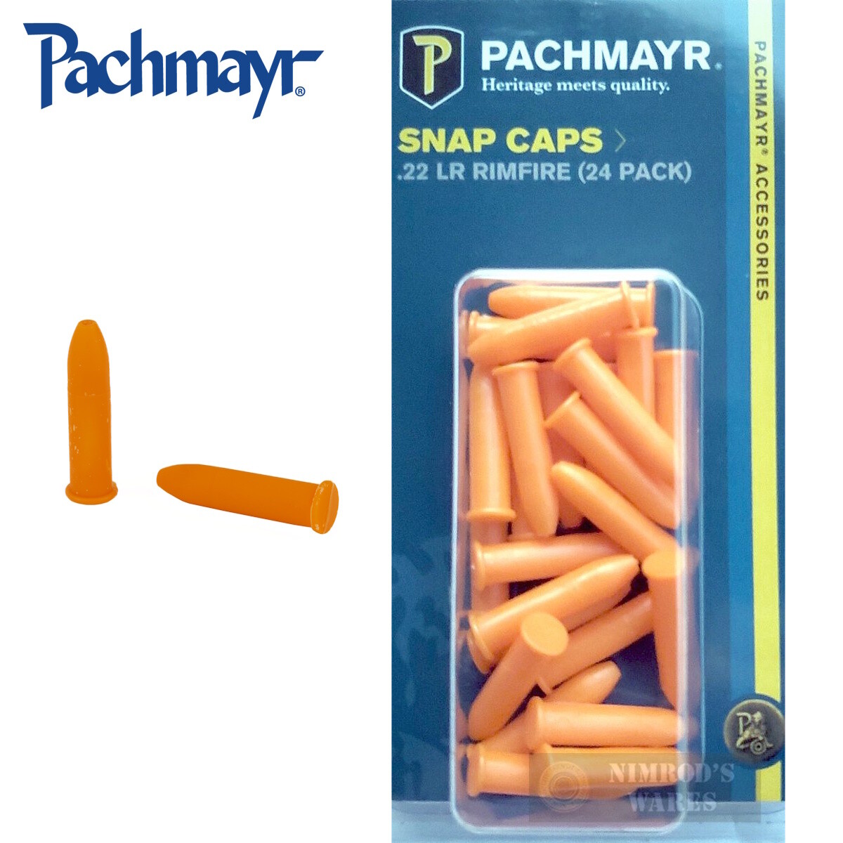 Pachmayr .22 LR SNAP CAPS 24-Pk Dry Fire Training 03200 FAST SHIP