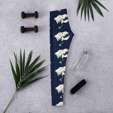 Dog skull Leggings
