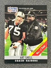 1990 Pro Set - Error 11/25/46  #161 Art Shell 