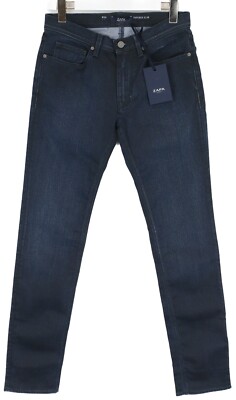 Zapa Tapered Slim Jeans Mens W30 Fade Effect Zip Fly Blue