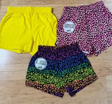 NEW Soffe Shorts Lot of 3 Cheer/Gym/Athletic Youth XL 16 Fun Prints and Plain