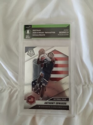 2020-21 Panini Mosaic - National Pride Anthony Edwards #252 (RC