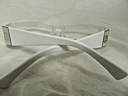 Autentica montatura per occhiali da vista Giorgio Armani GA 545, bianco traslucido HKN Italia - Foto 4 di 5