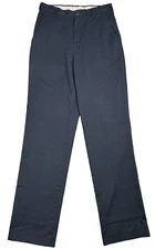 Cintas Uniform Work Pants Mens 30 (29x34.5 Hemmed) Navy Blue 945-20 Comfort Flex