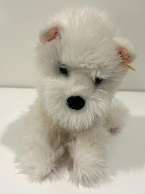 Steiff Sam West Highland Terrier Adorable White Dog Puppy