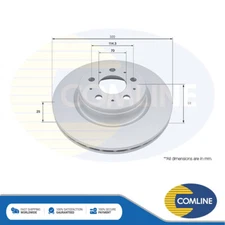 Fits Tesla Model 3 2017- Electric Brake Disc Front Comline #1 104461100D