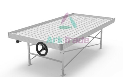 Aluminium Gewächshaustisch Verkaufstisch / C B D Tisch Fluttisch Zuchttisch NEU 