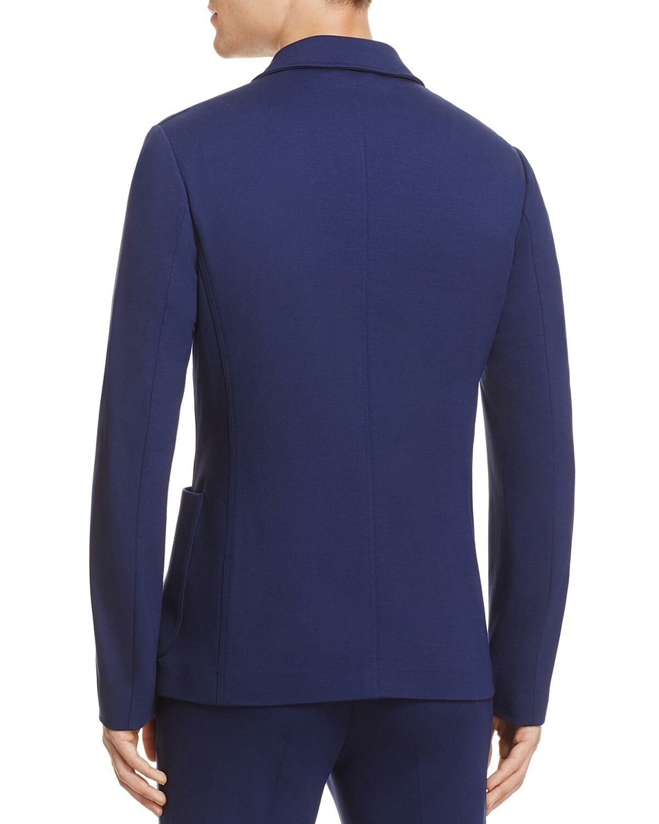 Z Zegna Mens Slim Fit Unlined Techno Jersey Knit Jacket 44