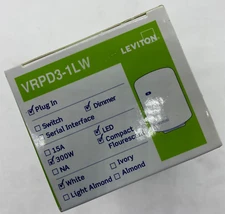 Leviton NSB VRPD3-1LW Light and Dimmer Switches/ VRPD3-1LW
