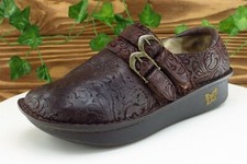 Alegria Size 37 M Brown Loafer Shoes Leather Women
