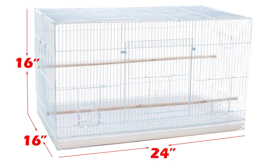 Lot of 6 of Breeding Canary Flight Bird Cages 24x16x16