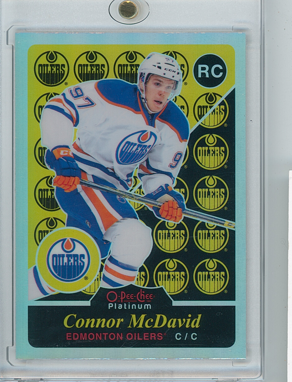 2015-16 OPC Platinum Connor McDavid Rookie Retro Rainbow RC #R97 Edmonton Oilers