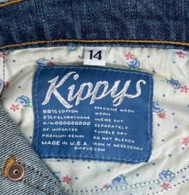 Kippys Womens Hand Applied Swarovski Crystal Stars Denim Jeans