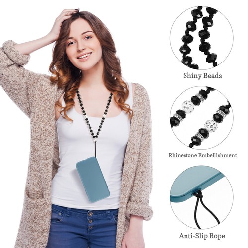 Beaded Phone Charm Neck Phone Charm Women Phone Hanging Lanyard Beaded Lanyards - 第 8/11 張圖片