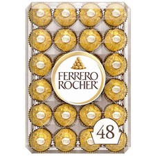Ferrero Rocher Fine Hazelnut Chocolates 48 Pieces Gift Box