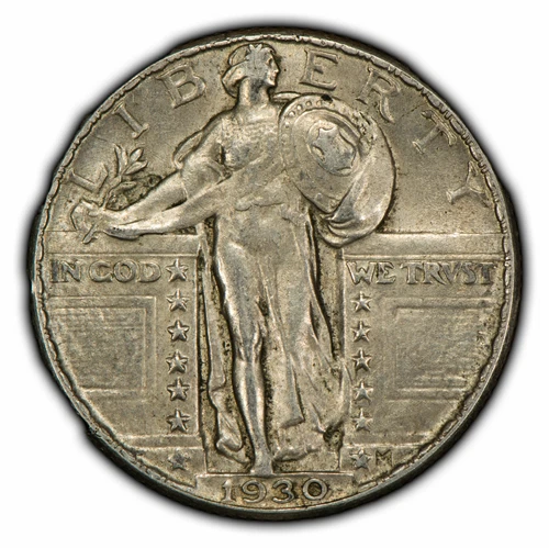 1930 25c Standing Liberty Quarter - Strong Luster - SKU-Z1030