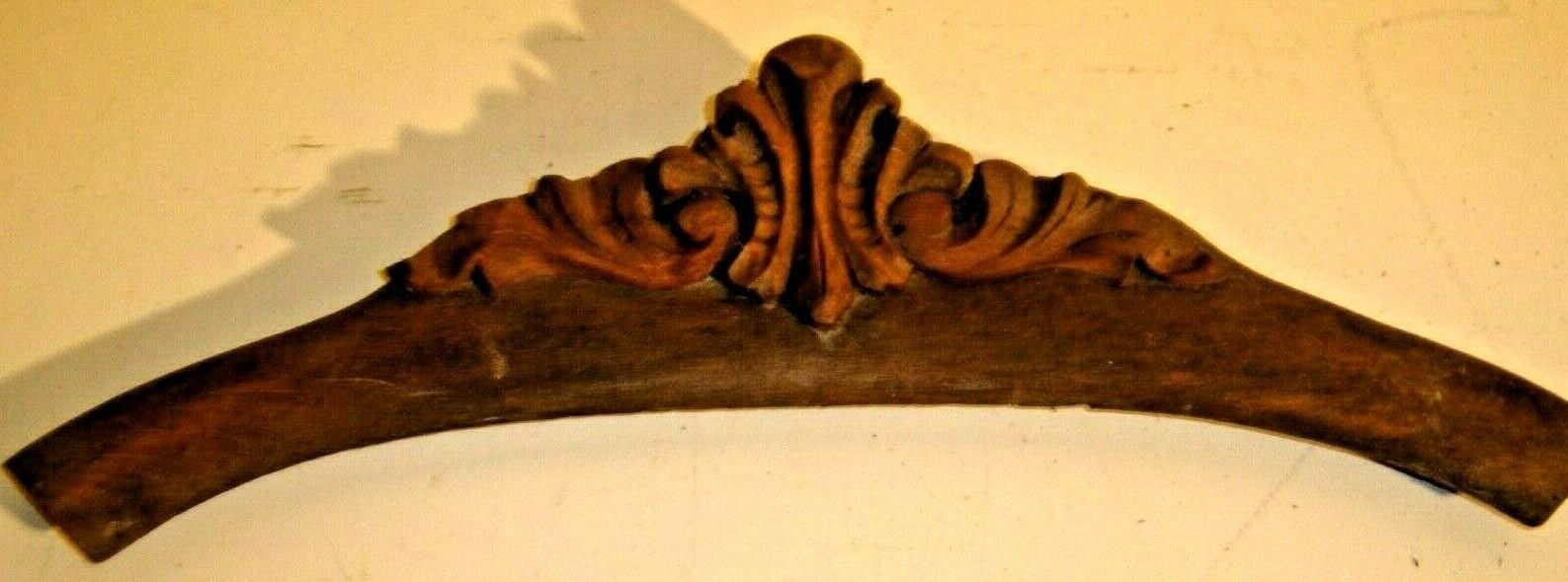 Antique Salvage Pediment Piece with Applied Carving (Mirror Top)  591
