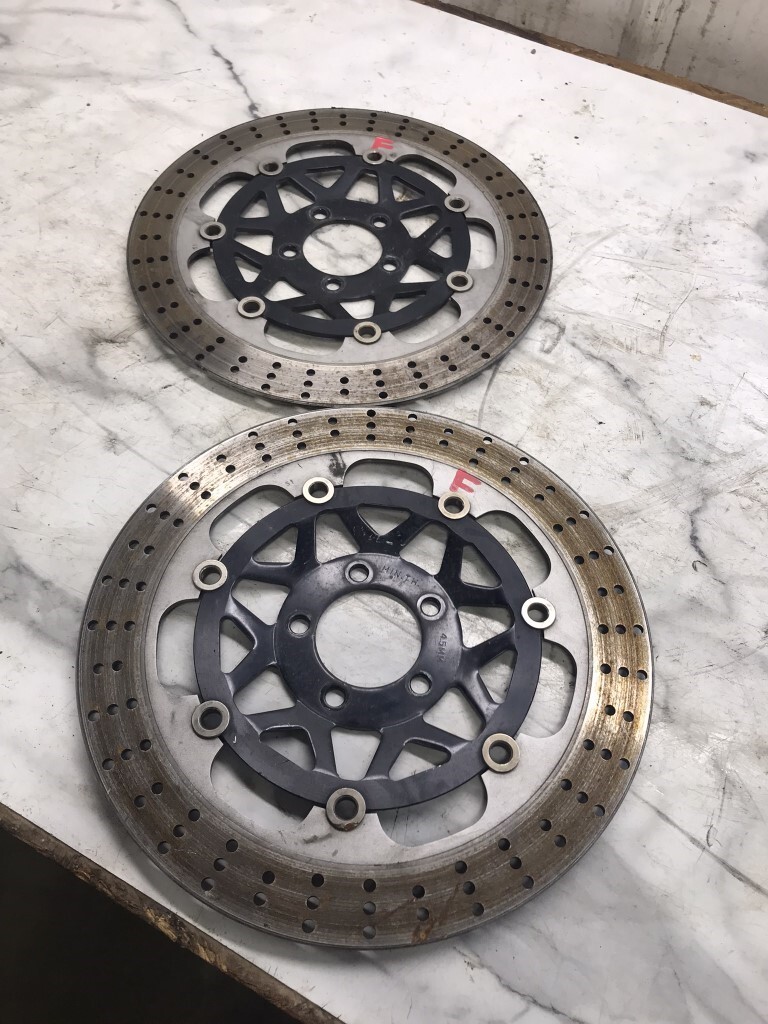 96 Kawasaki ZX9 ZX 9 900 ZX900 Ninja Front Brake Rotors | eBay