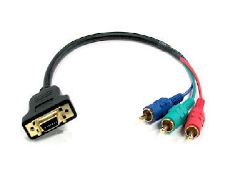 D terminal (female) - component (male) conversion video cable 0.3m Japan F/S - Image 2 of 3