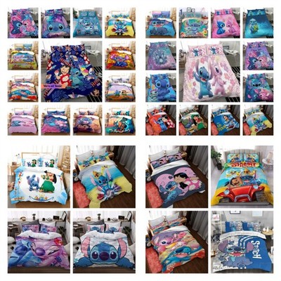 Bettwäsche Set Soft Donna Cover Set Schlafzimmer Decor S/D/Q/K Lilo Und Stitch