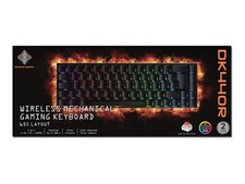 DELTACO Gaming Tastatur DK440R Wireless RGB B...