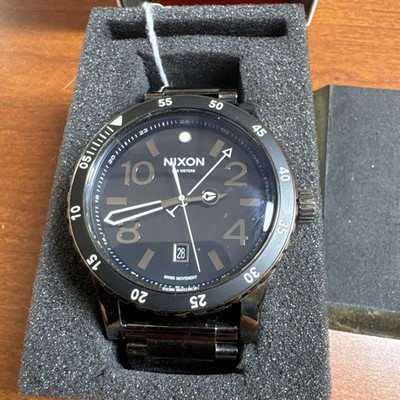 Nixon The Diplomat ''Membership Has Its Privileges'' GMT Watch 45mm NOT RUNNING