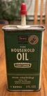 Vintage Sears Craftsman Fine Household Oil Handy Oiler Tin. Partial Full Can