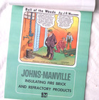 1964 BULL OF THE WOODS - J R WILLIAMS CALENDAR / Johns-Manville / 13 3/4" x 28" — photo 5