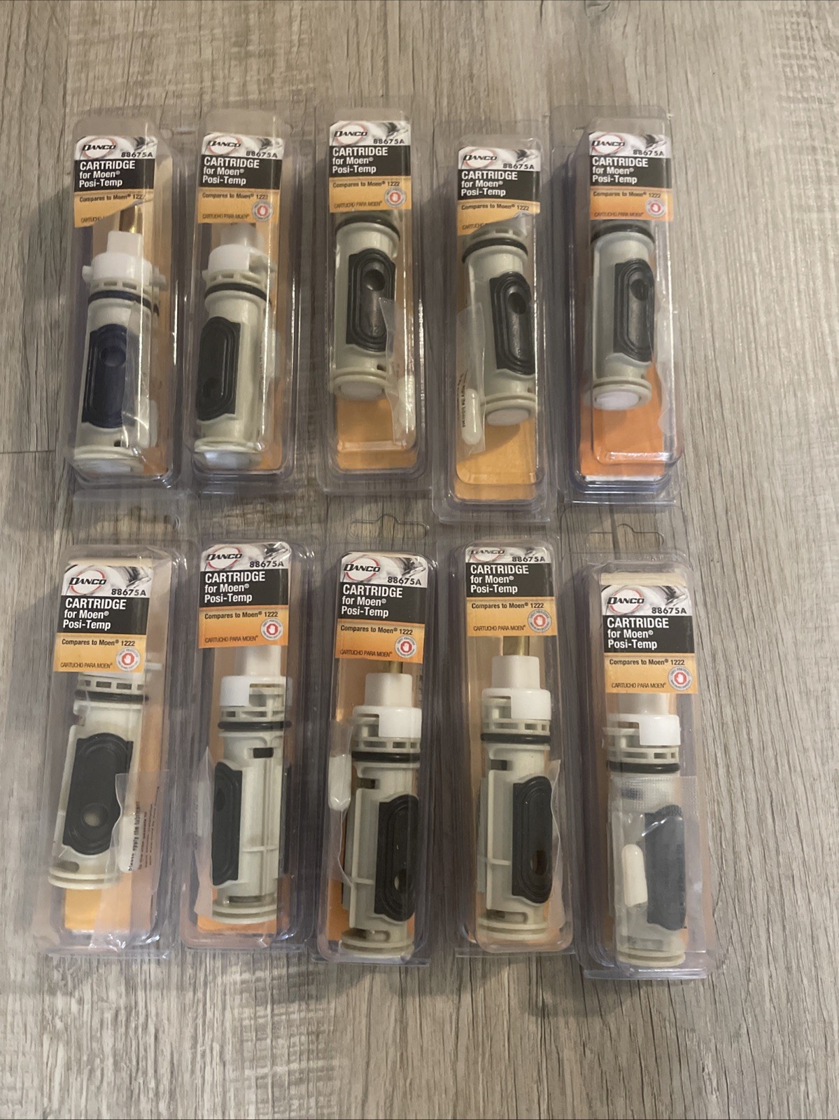 Danco 88675A Replacement Cartridge Posi-Temp for Moen 1222 10 Pack