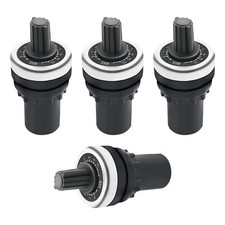 4PCS 10K Ohm Rotary Variable Speed Potentiometer 22mm Adjustable Control Knob