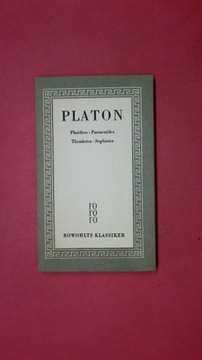 230904PLATON - SÄMTLICHE WERKE Phaidros - Parmenides -Theaitetos - Sophistes
