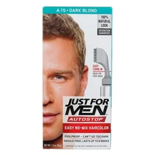 6 Pack Just For Men Autostop Easy No-Mix Hair Color, Dark Blond A-15