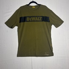 DEWALT Men's Short Sleeve Olive Green Guaranteed Tough T-Shirt Size - M