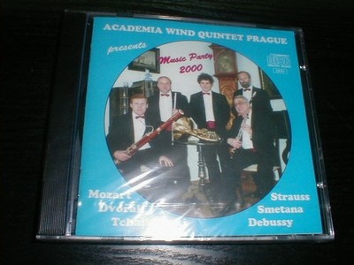 Academia Wind Quintet Prague SEALED self-issued Digital Czech CD Music Party