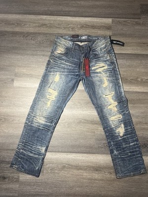 Jordan Craig Legacy Edition Collins Copper Blue Jeans Distressed 32x30 *NEW*
