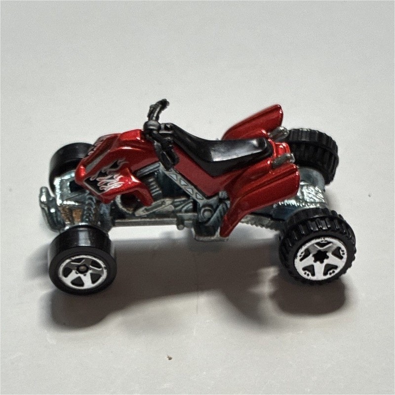 Hot Wheels Sand Stinger ATV Diecast Red/Silver/Black Vintage 2002
