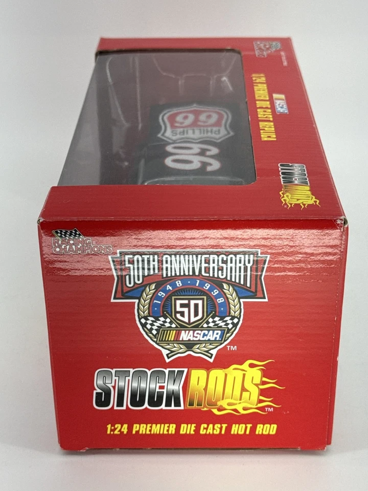 Chevy Bel Air 1962 Racing Champions Stock Rods 1:24 NASCAR 50 aniversario #66 Foto 3 de 4