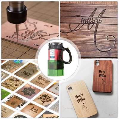 450nm 40W Module Fixed Engraving Head For Wood Leather Fabric CNC