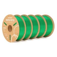 5KG ELEGOO Rapid PETG Filament 1.75mm High Speed for FDM 3D Printer