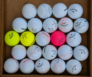 24 Callaway supersoft golf balls used vgc