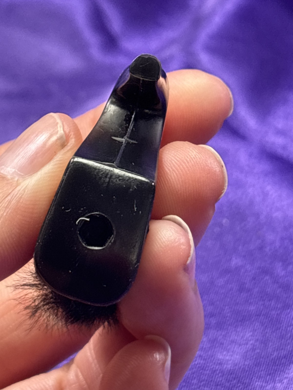 SAOLA Pantofole SOLO TACCO UNICO Poof nere HTF originali Bratz Sleep Over Leah ritirate vintage