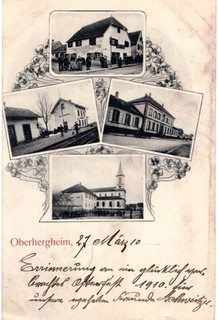 CARTE POSTALE 68 OBERHERGHEIM
