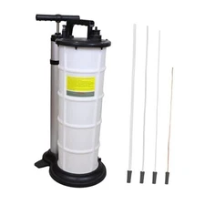 9L Manual Oil Changer Fluid Extractor – Hand Operated Vacuum Transfer Pump for 