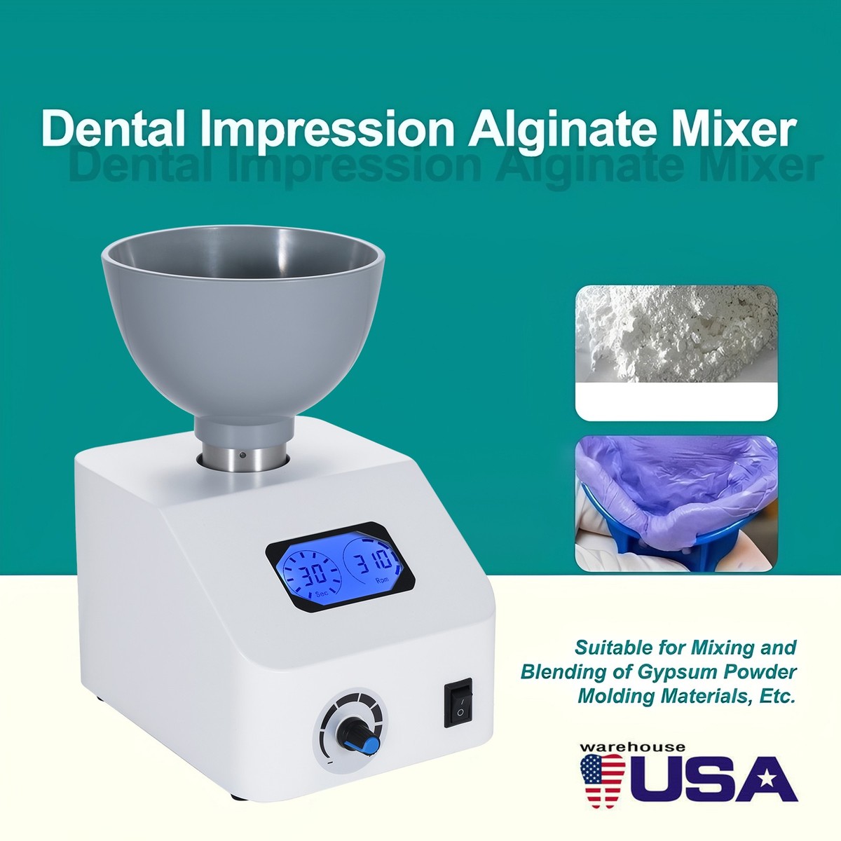 Dental Laboratory Alginator Mixer With Bowl | eBay
