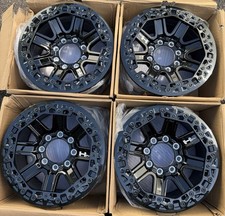 4 Gmc Hummer Ev Hev 2500 Beadlock Black 18 Factory Oem Wheels Rims 84828323