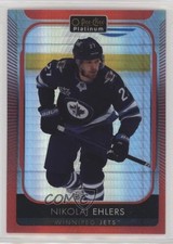 2021-22 O-Pee-Chee Platinum Red Prism 20/199 Nikolaj Ehlers #186 5d9