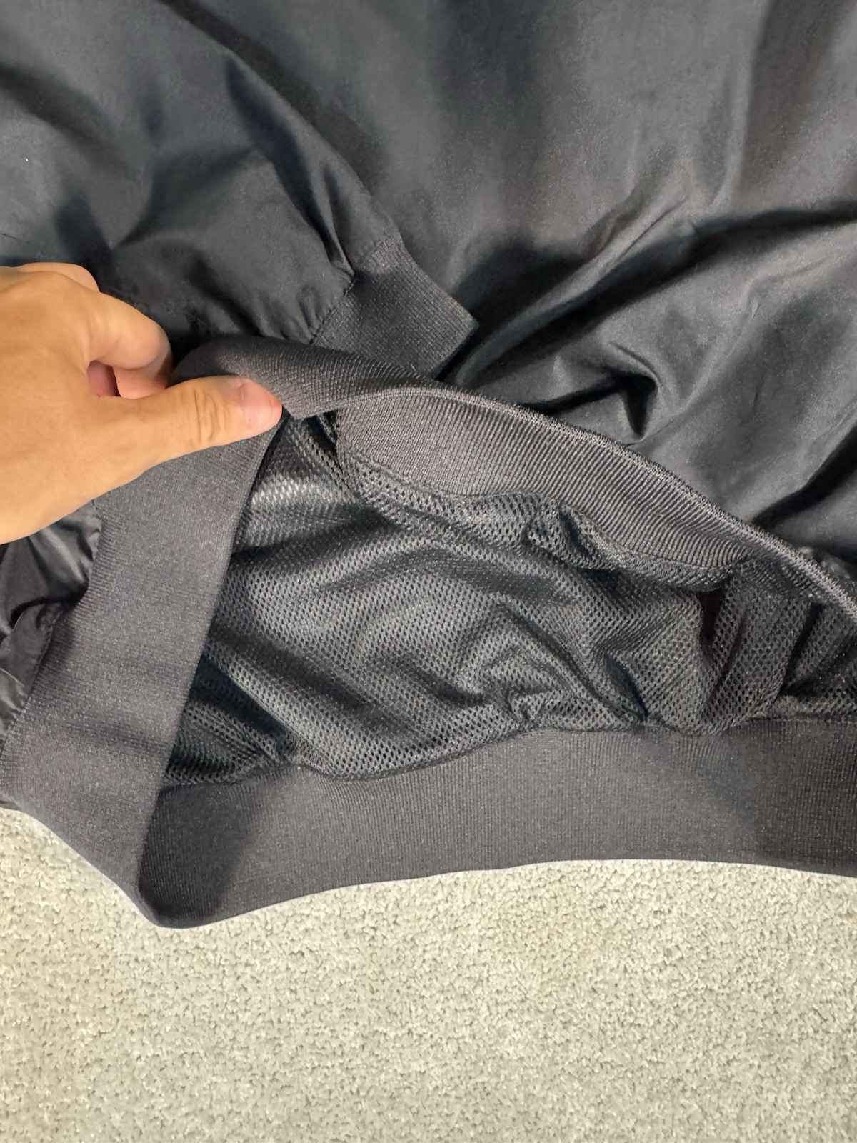 SACAI X NIKE Nike Wake Forest Demon Deacons nero 1 4 zip pullover giacca a vento media