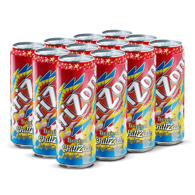 24x Cans Arizona Tropical Chillzicle 22oz Big Can Drink Pineapple Creamy Bulk